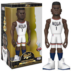 Gold 12" NBA: Pelicans- Zion Williamson (HomeUni) w/Chase (Exc)