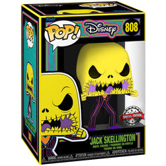 Pop! Disney: The Night Before Christmas - Scary Face Jack (BLKLT)(Exc)
