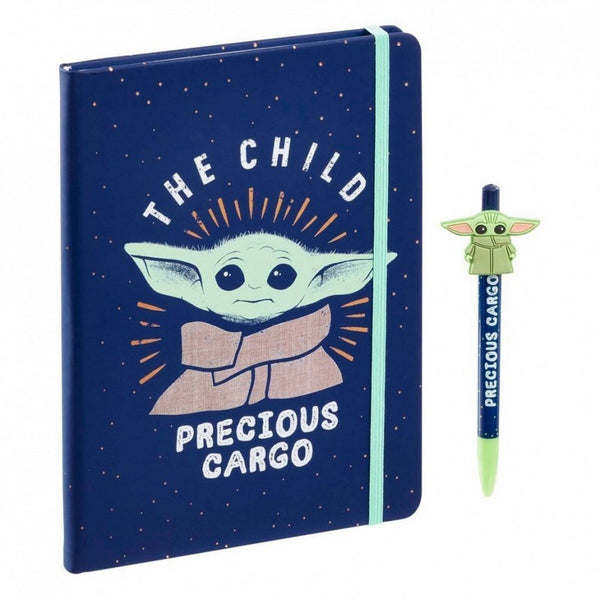 Notebook & Pen! Tv: Mandalorian- The Child Precious Cargo