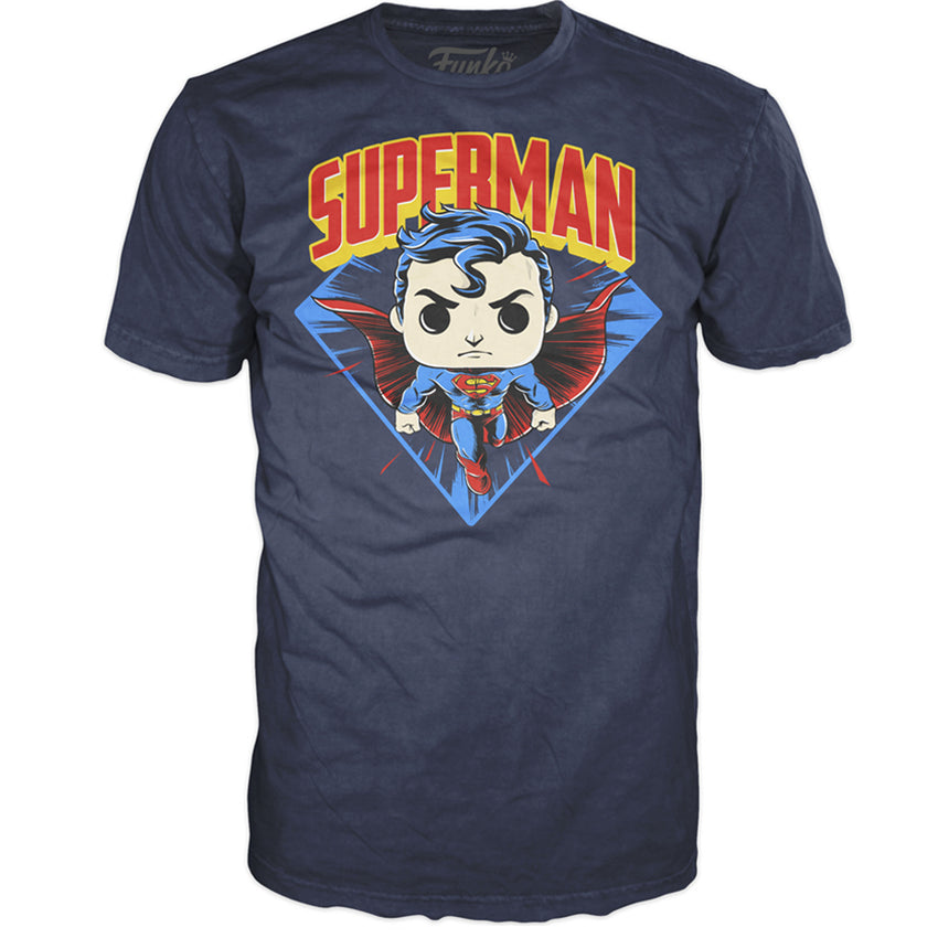 Pop Tee! DC Comics: Superman Flying Straight (XL)