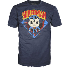 Pop Tee! DC Comics: Superman Flying Straight (M)