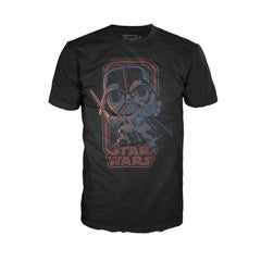Pop Tee! Star Wars: Vader Force Retro (M)
