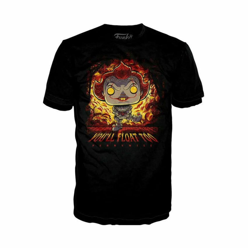 Pop Tee! Movies: IT - Pennywise Flame (S)