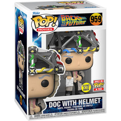 POP & Tee! Movies: Back to the Future - Doc with Helmet (L)