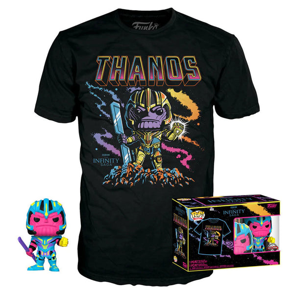 POP & Tee! Marvel: Thanos Blacklight (XL)