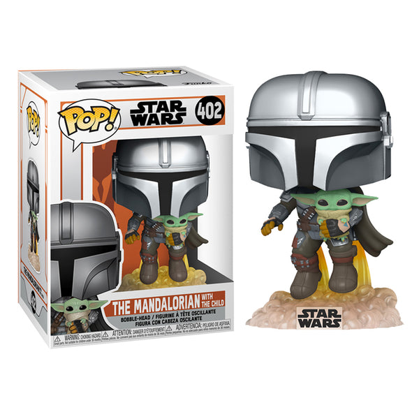 Pop! Tv: The Mandalorian- Mando Flying w/Jet