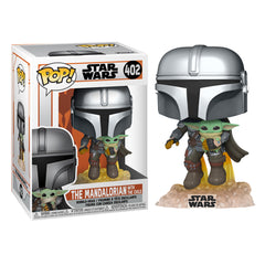 Pop! Tv: The Mandalorian- Mando Flying w/Jet