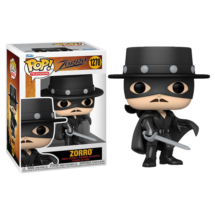 Pop! TV Figur Zorro - Ca. 10 Cm | Inkl. Schutzhülle