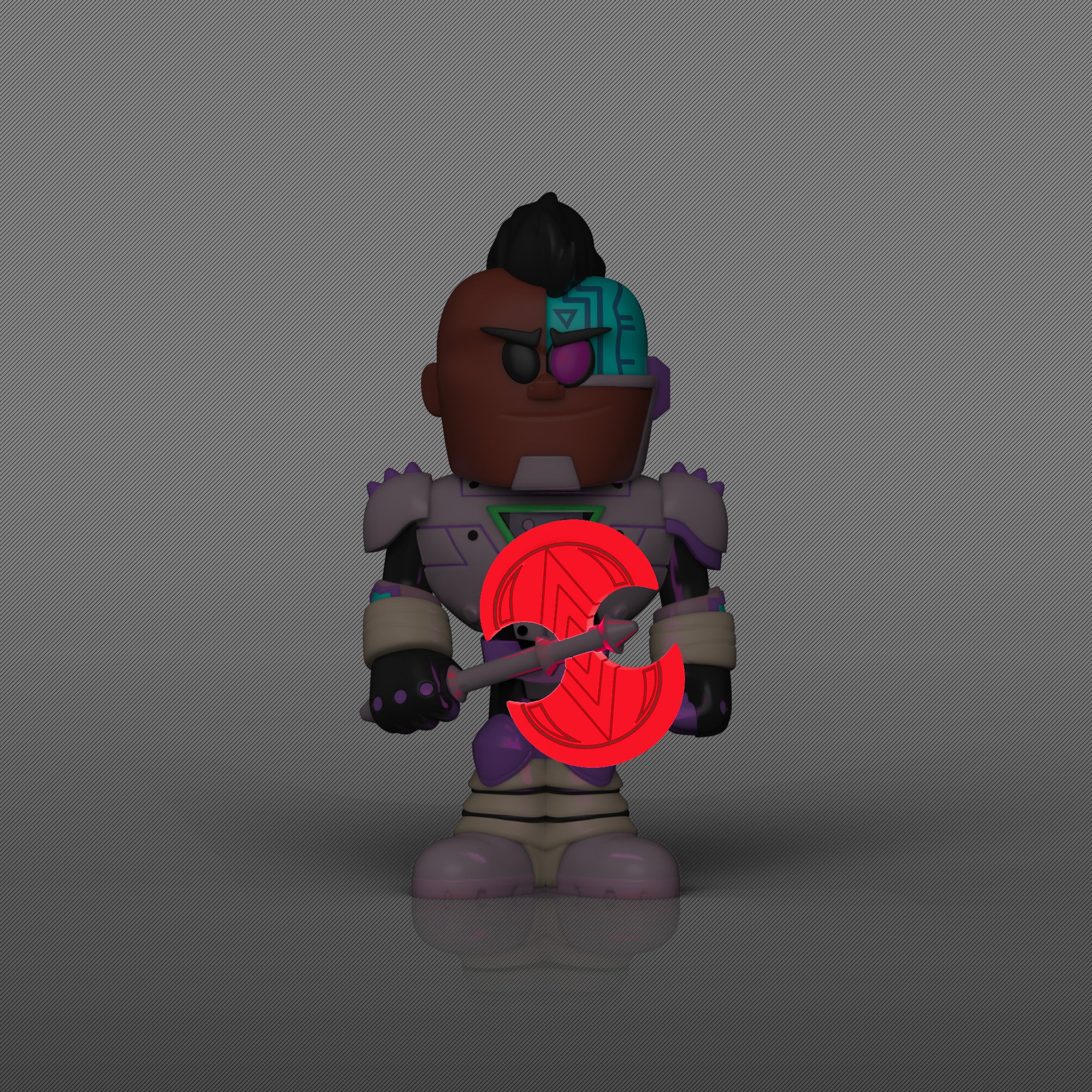 Funko Vinyl Soda: Teen Titans Go – Cyborg Sammelfigur (mit Chase-Variante), Ca. 10 Cm