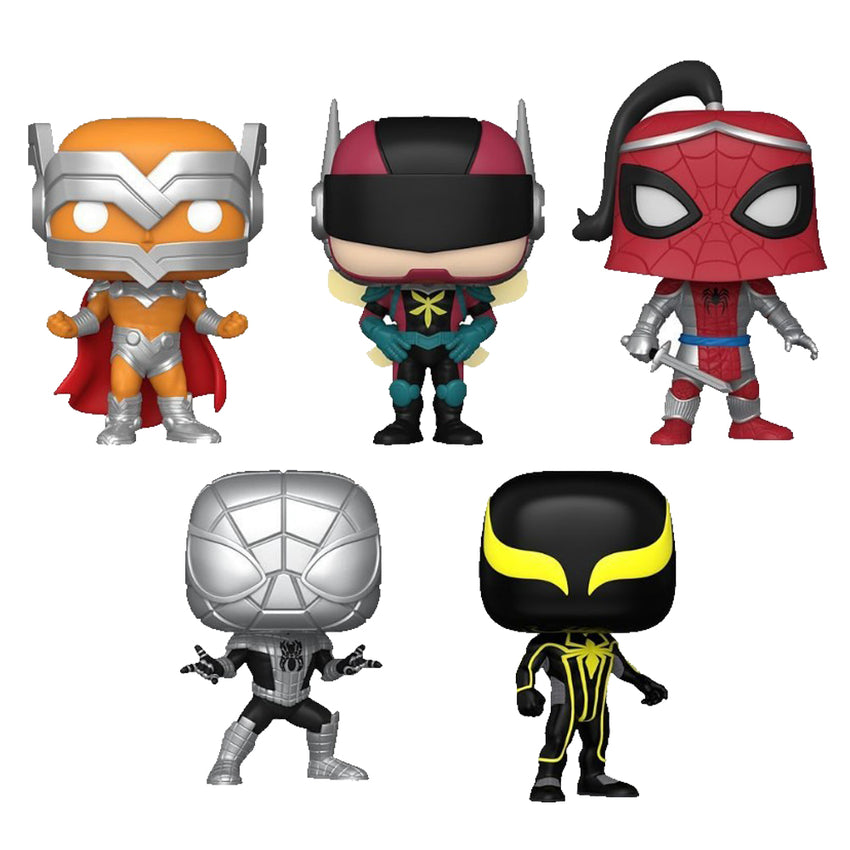 Pop! Marvel: YS Spider-Man 5pk (Exc)
