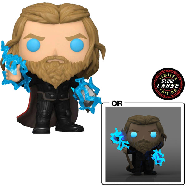 Pop! Marvel: Avengers: End Game - Thor with Thunder w/chase (GW)(Exc)