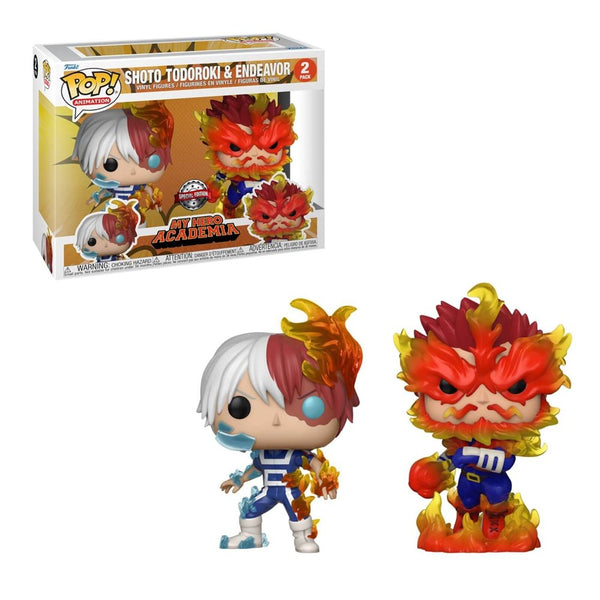 Pop! Animation: My Hero Academia- Endeavor & Todoroki 2pk (Exc)