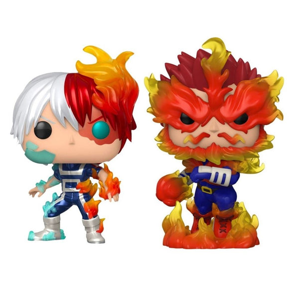 Pop! Animation: My Hero Academia- Endeavor & Todoroki 2pk (Exc)