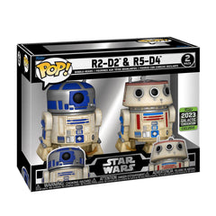 Pop! Star Wars: R2D2 and R5D4 2pk (Exc)