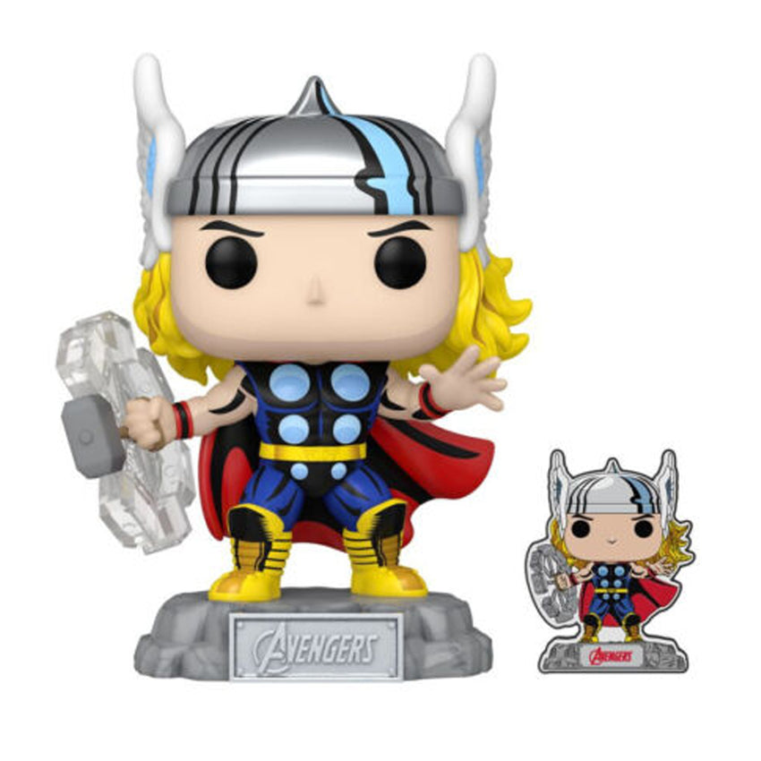 Pop! Marvel: A60 - Comic Thor w/ Pin (Exc)