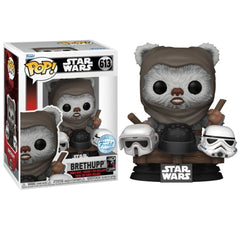 Pop! Star Wars: Return of the Jedi 40th - Ewok w/ Helmets (Exc)