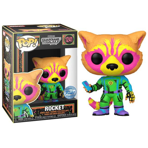 Pop! Marvel: Guardian of the Galaxy 3 - Rocket (BLKLT)(Exc)