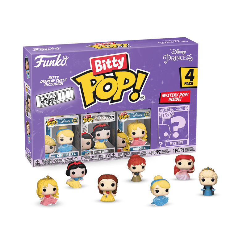 Bitty Pop! Disney: Disney Princesses - Cinderella 4pk