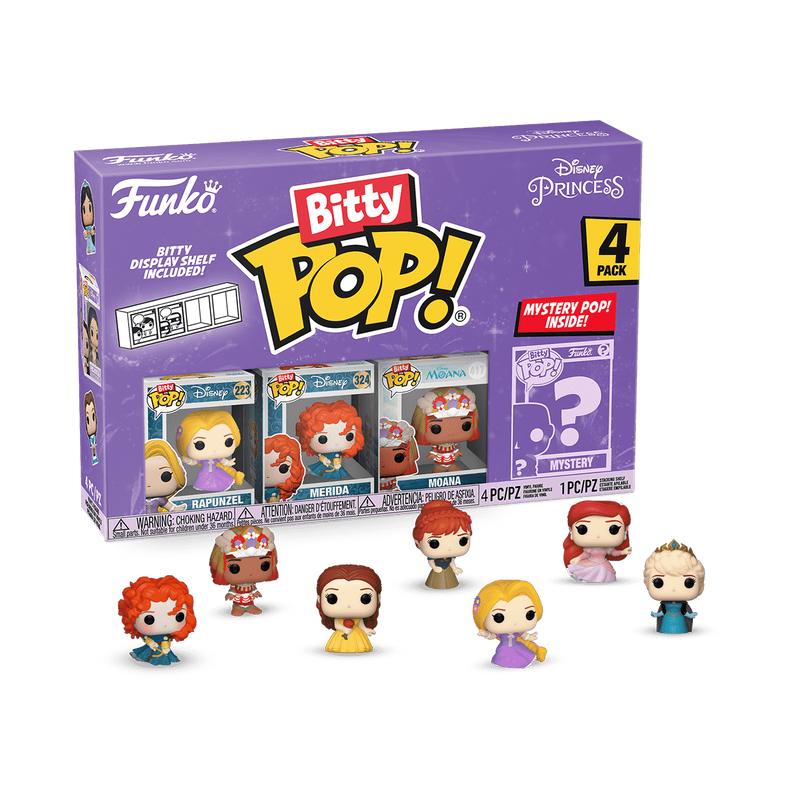 Bitty Pop! Disney: Disney Princesses - Rapunzel 4pk