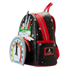 Loungefly! Leather: Elf Clausometer Light Up Mini Backpack