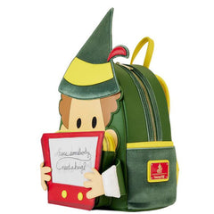 Loungefly! Leather: Disney Elf  20th Anniversary Cosplay Mini Backpack