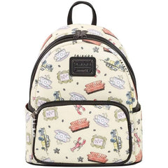 Loungefly! Leather: Friends Lobster All-over-print Mini Backpack