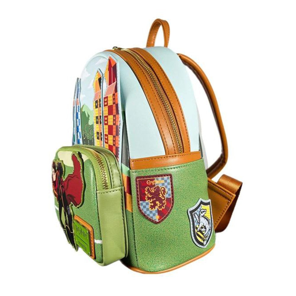 Loungefly! Leather Harry Potter Quidditch Mini Backpack Fandom
