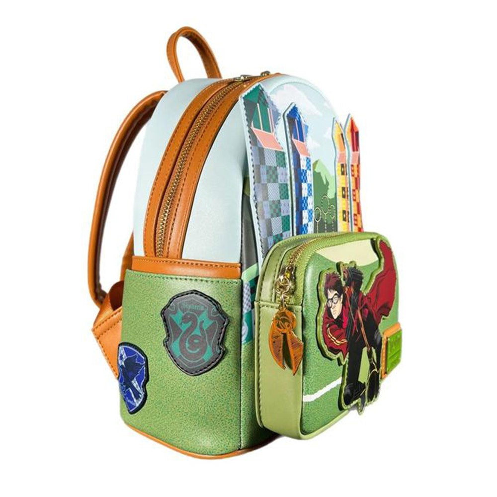 Loungefly! Leather Harry Potter Quidditch Mini Backpack Fandom