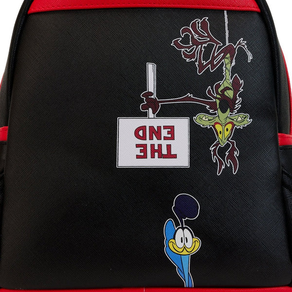 Loungefly! Leather: Looney Tunes That's All Folks Mini Backpack