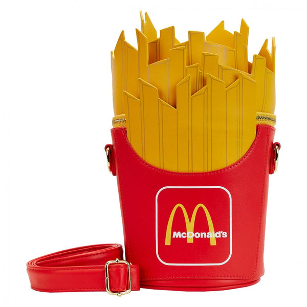 Loungefly! Leather: Mcdonalds French Fries Crossbody Bag