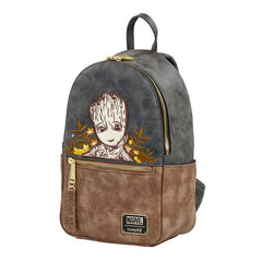 Loungefly! Leather: Marvel Groot Backpack