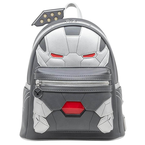 Loungefly! Leather: Marvel War Machine Cosplay Backpack