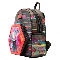 Loungefly! Leather: Marvel Across the Spiderverse Lenticular Mini Backpack