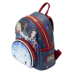 Loungefly! Leather: Marvel The Marvels Group Mini Backpack