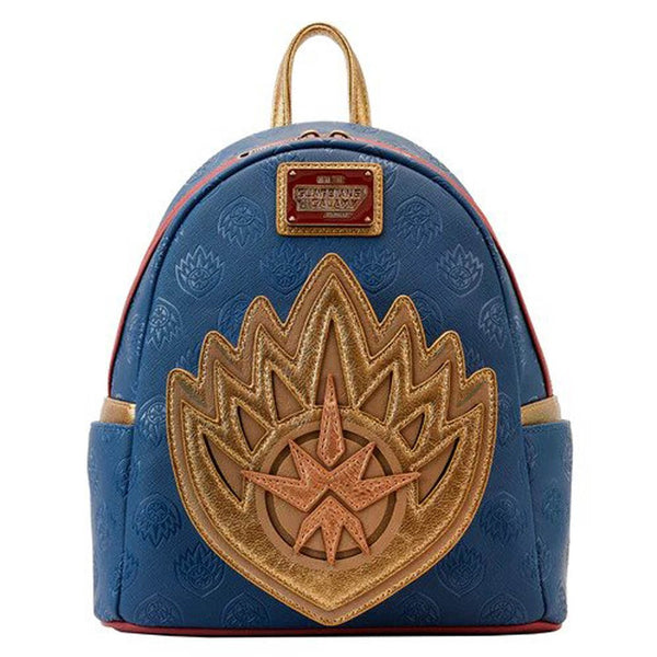 Loungefly! Leather: Marvel Guardians of the Galaxy 3 Ravager Badge Mini Backpack