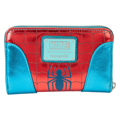 Loungefly! Wallet: Marvel Spider-man Shine Zip Around Wallet
