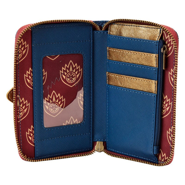 Loungefly! Wallet: Marvel Guardiansof the Galaxy 3 Ravager Badge Zip Around Wallet