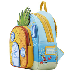 Loungefly! Leather: Nickelodeon Spongebob Squarepants Pineapple House Mini Backpack