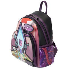 Loungefly! Leather: Nickelodeon Invader Zim Secret Lair Mini Backpack