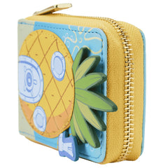 Loungefly! Wallet: Nickelodeon Spongebob Squarepants Pineapple House Accordion Wallet