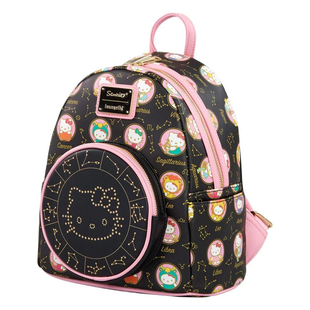 Loungefly! Leather Sanrio Hello Kitty Zodiac Sign Mini Backpack Fandom