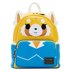 Loungefly! Leather: Sanrio Aggretsuko Two Face Cosplay Mini Backpack