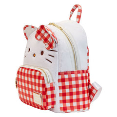 Loungefly! Leather: Sanrio Hello Kitty Gingham Cosplay Mini Backpack