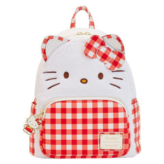 Loungefly! Leather: Sanrio Hello Kitty Gingham Cosplay Mini Backpack