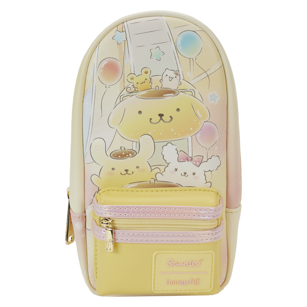Loungefly! Stationary: Sanrio Pompompurin Leather Pencil Case