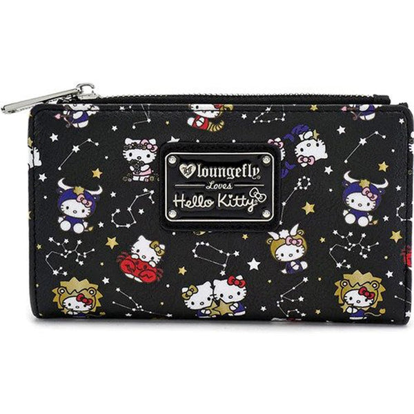 Loungefly! Wallet: Hello Kitty Zodiac All-Over-Print Bifold Wallet