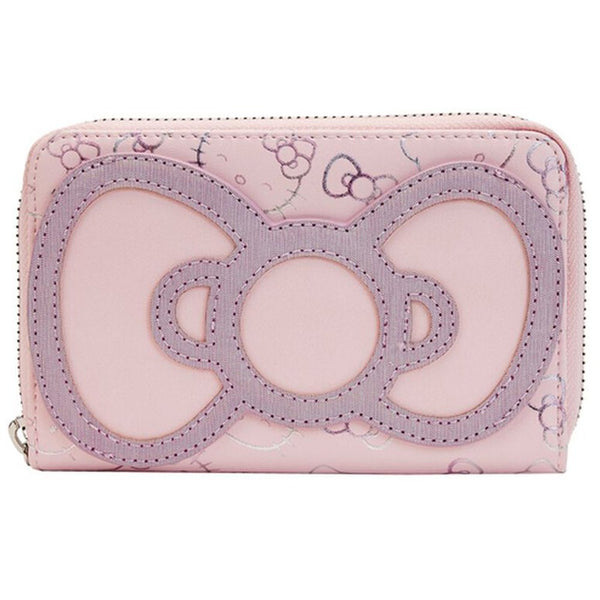 Loungefly! Wallet: Hello Kitty Iridescent Zip Around Wallet