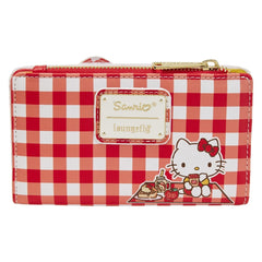 Loungefly! Wallet: Sanrio Hello Kitty Gingham Cosplay Flap Wallet