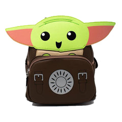 Loungefly! Leather: Star Wars - Fye Mandalorian Cosplay Mini Backpack