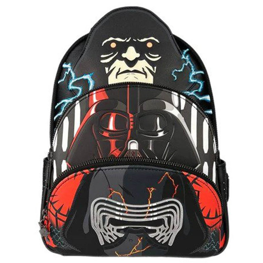 Loungefly! Leather: Star Wars Dark Side Sith Mini Backpack